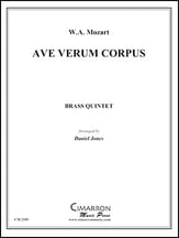 Ave Verum Corpus Brass Quintet P.O.D. cover